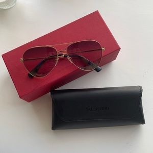 Valentino Aviator Sunglasses